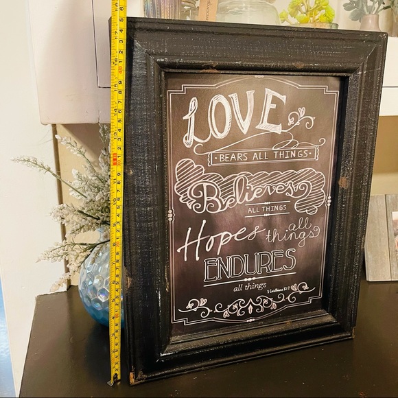 Love Themed Scripture Wall Sign - Picture 4 of 7